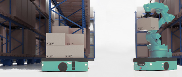 AGV倉(cāng)儲(chǔ)物流機(jī)器人應(yīng)用圖 AGV倉(cāng)儲(chǔ)物流機(jī)器人應(yīng)用圖